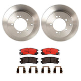 Brembo OE Rear Brake Kit (Prem NAO Ceramic Pads/Prem Rotors) - 95-05 Chrysler Sebring by Brembo KT00839-BRE