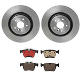 Brembo OE Rear Brake Kit (Prem NAO Ceramic Pads/Prem UV Coat Rotors) - 2018 Jaguar E-Pace/17-19 F-Pace/16-21 Volvo XC90 by Brembo KT00881-BRE