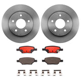 Brembo OE Rear Brake Kit (Prem NAO Ceramic Pads/Prem UV Coat Rotors) - 05-08 Chevy Cobalt/04-07 Ion by Brembo KT00911-BRE