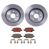 Brembo OE Rear Brake Kit (Prem NAO Ceramic Pads/Prem UV Coat Rotors) - 16-24 Camaro/19-20 Chevy Blazer/16-20 Cadillac CT6 by Brembo KT00920-BRE
