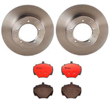 Brembo OE Rear Brake Kit (Prem NAO Ceramic Pads/Prem Rotors) - 94-95 Land Rover Defender 90/94-99 Disco by Brembo KT00929-BRE