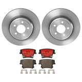 Brembo OE Rear Brake Kit (Prem NAO Ceramic Pads/Prem UV Coat Rotors) - 09-20 Dodge Challenger/06-20 Charger by Brembo KT00950-BRE