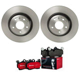 Brembo OE Rear Brake Kit (Prem NAO Ceramic Pads/Prem UV Coat Rotors) - Audi by Brembo KT00979-BRE