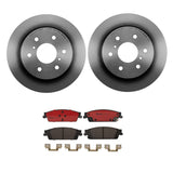 Brembo OE Rear Brake Kit (Prem NAO Ceramic Pads/Prem UV Coat Rotors) - 15-19 Cadillac Escalade/15-20 Suburban/Tahoe by Brembo KT00984-BRE