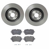 Brembo OE Rear Brake Kit (Prem NAO Ceramic Pads/Prem UV Coat Rotors) - Audi by Brembo KT00994-BRE