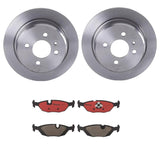 Brembo OE Rear Brake Kit (Prem NAO Ceramic Pads/Prem Rotors) - BMW by Brembo KT00995-BRE