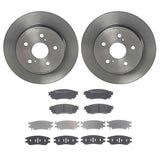 Brembo OE Rear Brake Kit (Prem NAO Ceramic Pads/Prem UV Coat Rotors) - 19-20 Lexus ES300h by Brembo KT00A11-BRE