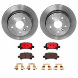 Brembo OE Rear Brake Kit (Prem NAO Ceramic Pads/Prem UV Coat Rotors) - 00-07 Toyota Avalon/00-06 Camry/01-08 Solara by Brembo KT00A19-BRE
