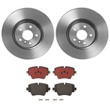 Brembo OE Front Brake Kit (Prem NAO Ceramic Pads/Prem UV Coat Rotors) - BMW by Brembo KT00A27-BRE