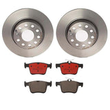 Brembo OE Rear Brake Kit (Prem NAO Ceramic Pads/Prem UV Coat Rotors) - Audi by Brembo KT00A37-BRE