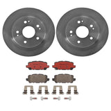 Brembo OE Rear Brake Kit (Prem NAO Ceramic Pads/Prem UV Coat Rotors) - 2016 Honda CR-Z/16-20 HR-V by Brembo KT00A42-BRE