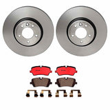 Brembo OE Rear Brake Kit (Prem NAO Ceramic Pads/Prem UV Coat Rotors) - 2020 Land Rover Defender 110/17-20 Disco by Brembo KT00A45-BRE