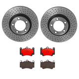 Brembo OE Front Brake Kit (Prem NAO Ceramic Pads/Prem UV Coat Rotors) - Porsche by Brembo KT00A59-BRE