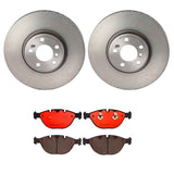 Brembo OE Front Brake Kit (Prem NAO Ceramic Pads/Prem UV Coat Rotors) - BMW by Brembo KT00A66-BRE