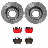 Brembo OE Front Brake Kit (Prem NAO Ceramic Pads/Prem UV Coat Rotors) - Porsche by Brembo KT00A67-BRE