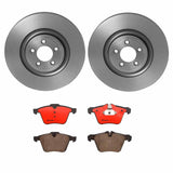 Brembo OE Front Brake Kit (Prem NAO Ceramic Pads/Prem UV Coat Rotors) - 14-23 Jaguar F-Type/12-15 XF/10-19 XJ by Brembo KT00A78-BRE
