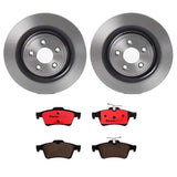 Brembo OE Rear Brake Kit (Prem NAO Ceramic Pads/Prem UV Coat Rotors) - 08-10 Chevy Cobalt by Brembo KT00A94-BRE