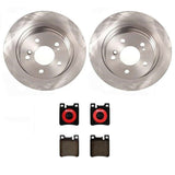 Brembo OE Rear Brake Kit (Prem NAO Ceramic Pads/Prem Rotors) - 98-99 Mercedes CL600/01-02 CL600 by Brembo KT00B01-BRE