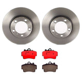 Brembo OE Front Brake Kit (Prem NAO Ceramic Pads/Prem UV Coat Rotors) - Porsche by Brembo KT00B04-BRE