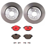 Brembo OE Rear Brake Kit (Prem NAO Ceramic Pads/Prem Rotors) - BMW by Brembo KT00B10-BRE