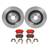 Brembo OE Rear Brake Kit (Prem NAO Ceramic Pads/Prem UV Coat Rotors) - Audi by Brembo KT00B12-BRE