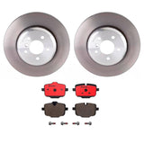 Brembo OE Rear Brake Kit (Prem NAO Ceramic Pads/Prem Rotors) - BMW by Brembo KT00B15-BRE