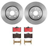 Brembo OE Front Brake Kit (Prem NAO Ceramic Pads/Prem UV Coat Rotors) - 01-06 Lexus LS430 by Brembo KT00B18-BRE