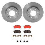 Brembo OE Front Brake Kit (Prem NAO Ceramic Pads/Prem UV Coat Rotors) - 07-09 Dodge Sprinter 3500 by Brembo KT00B25-BRE