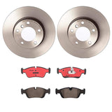 Brembo OE Front Brake Kit (Prem NAO Ceramic Pads/Prem UV Coat Rotors) - BMW by Brembo KT00B30-BRE
