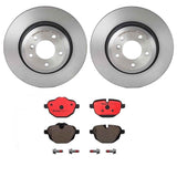 Brembo OE Rear Brake Kit (Prem NAO Ceramic Pads/Prem UV Coat Rotors) - BMW by Brembo KT00B44-BRE