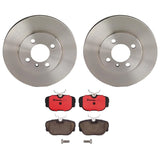 Brembo OE Rear Brake Kit (Prem NAO Ceramic Pads/Prem Rotors) - BMW by Brembo KT00B53-BRE