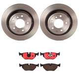 Brembo OE Rear Brake Kit (Prem NAO Ceramic Pads/Prem UV Coat Rotors) - BMW by Brembo KT00B68-BRE
