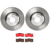 Brembo OE Front Brake Kit (Prem NAO Ceramic Pads/Prem Rotors) - BMW / MINI by Brembo KT00B78-BRE