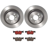 Brembo OE Rear Brake Kit (Prem NAO Ceramic Pads/Prem UV Coat Rotors) - BMW by Brembo KT00B98-BRE