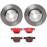 Brembo OE Rear Brake Kit (Prem NAO Ceramic Pads/Prem Rotors) - BMW by Brembo KT00C09-BRE