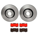 Brembo OE Front Brake Kit (Prem NAO Ceramic Pads/Prem UV Coat Rotors) - 20-21 Land Rover Defender 110/10-23 Range Rover by Brembo KT00C38-BRE