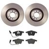 Brembo OE Front Brake Kit with Low Mettalic Pads Audi (320mm)