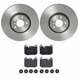 Brembo OE Front Brake Kit (Prem LowMet Pads/Prem UV Coat Rotors) - BMW by Brembo KT04365-BRE