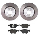 Brembo OE Front Brake Kit (Prem LowMet Pads/Prem Rotors) - BMW by Brembo KT04381-BRE