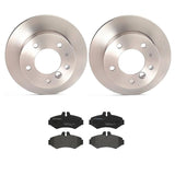 Brembo OE Rear Brake Kit (Prem LowMet Pads/Prem Rotors) - Mercedes by Brembo KT04449-BRE