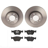 Brembo OE Front Brake Kit (Prem LowMet Pads/Prem UV Coat Rotors) - BMW by Brembo KT04458-BRE