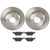 Brembo OE Rear Brake Kit (Prem NAO Ceramic Pads/Prem Rotors) - 90-95 BMW 525i by Brembo KT04499-BRE