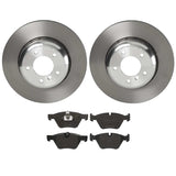 Brembo OE Front Brake Kit (Prem LowMet Pads/Prem UV Coat Rotors) - BMW by Brembo KT04515-BRE