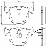 Brembo OE Prem LowMet Pads (Rear) - 01-06 BMW 330Ci by Brembo P06020-BRE