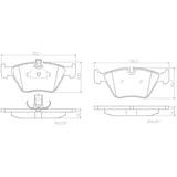 Brembo OE Prem NAO Ceramic Pads (Front) - BMW by Brembo P06022N-BRE