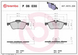 Brembo OE Prem LowMet Pads (Front) - MINI by Brembo P06030-BRE