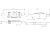 Brembo OE Prem NAO Ceramic Pads (Rear) - MINI by Brembo P06032N-BRE