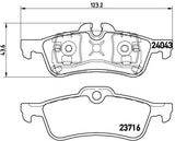 Brembo OE Prem LowMet Pads (Rear) - MINI by Brembo P06032-BRE