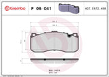 Brembo OE Prem LowMet Equivalent Pads (Front) - BMW / MINI by Brembo P06041-BRE