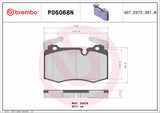 Brembo OE Prem NAO Ceramic Equivalent Pads (Front) - MINI by Brembo P06068N-BRE